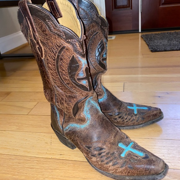 JB Dillion cross cowboy boots - Picture 5 of 5